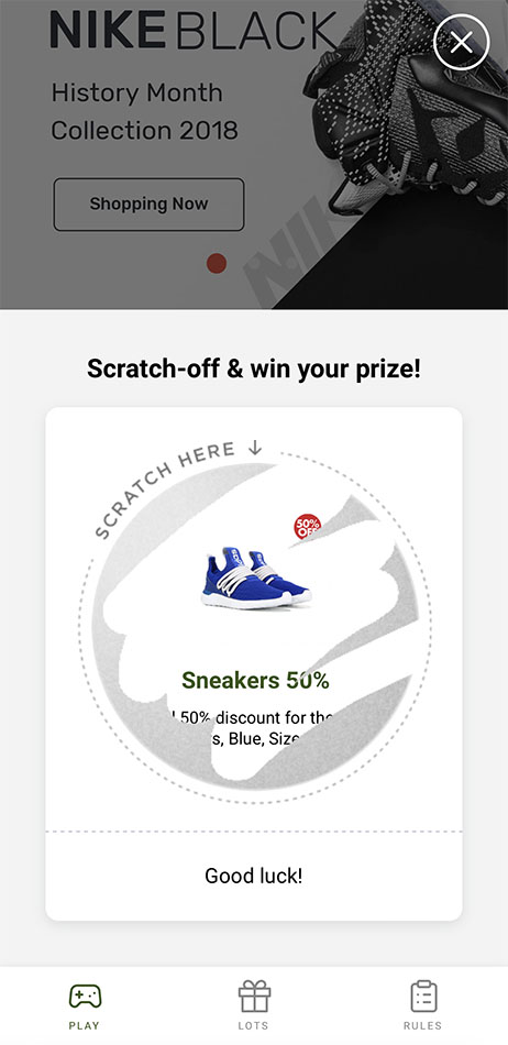 ShoeStore Scratch mobile v2